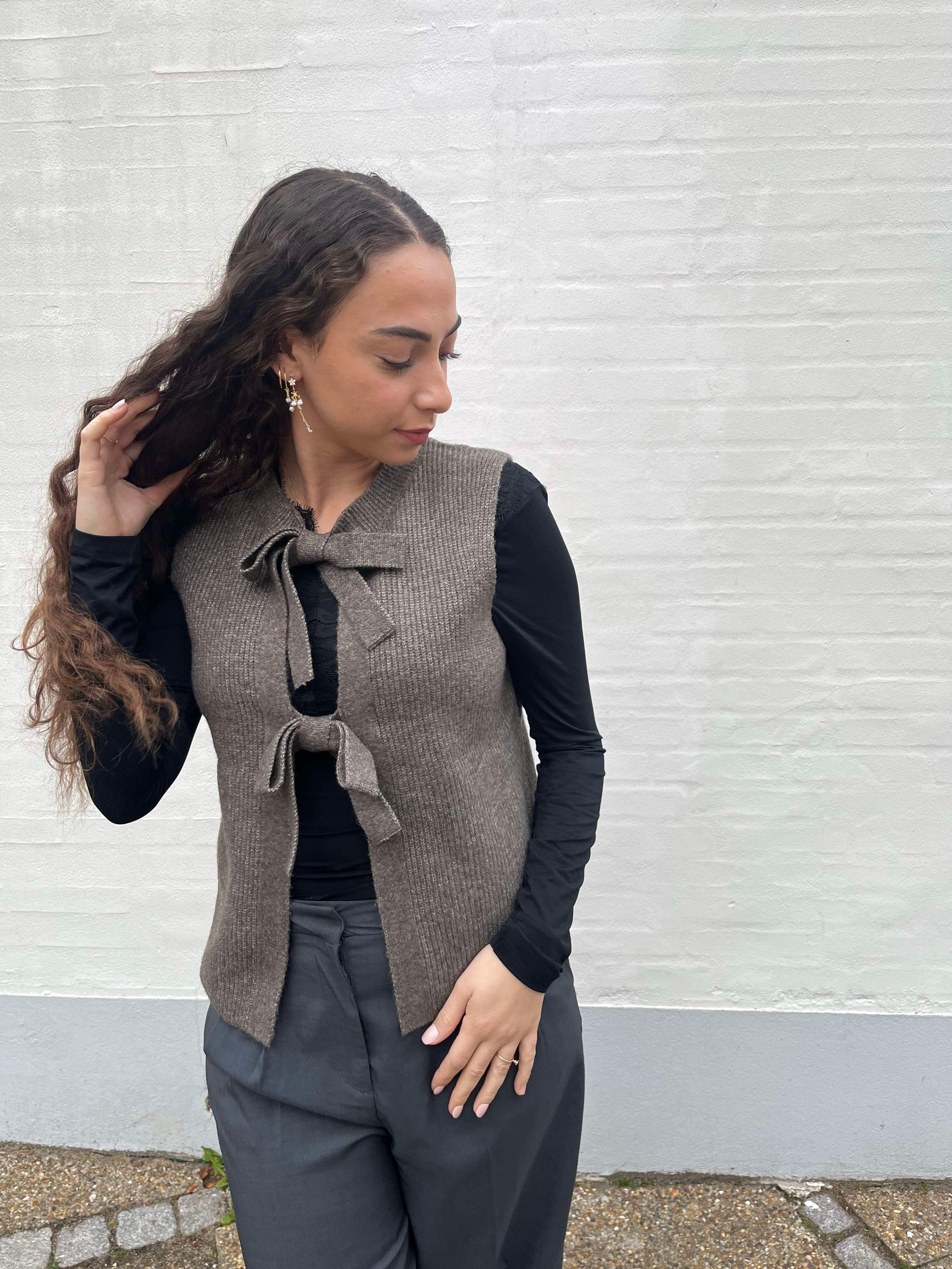 PCSILLY Knit Cardigan - Morel